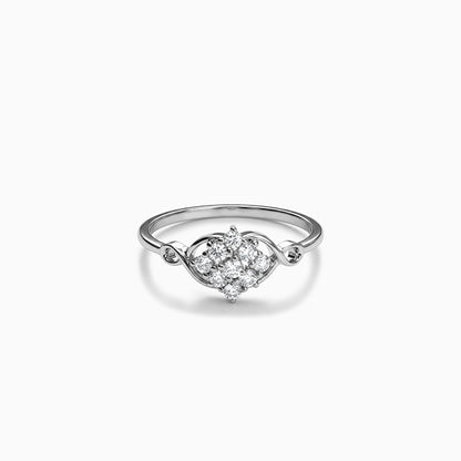 Silver Shiny Crown Ring (Size 12)