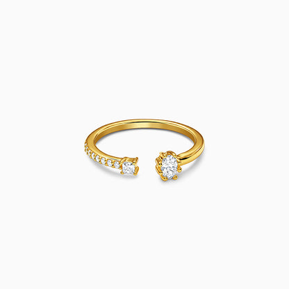 Golden Modern Muse Ring (Size 11)