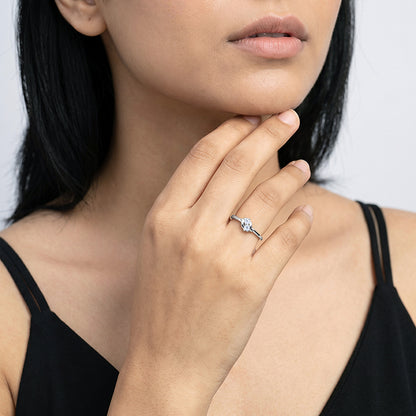 Silver Minimalist Ring (Size 12)