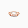 Rose Gold Dimitra Bow Ring (Size 12)