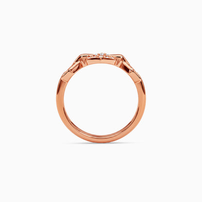 Rose Gold Cybil Chain Ring (Size 12)
