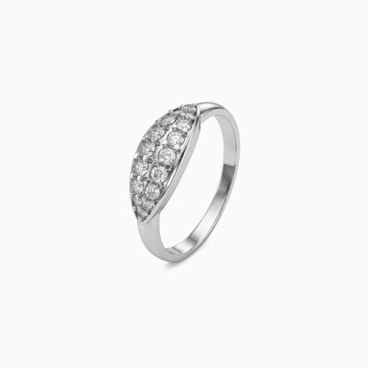 Silver Navette Ring (Size 12)