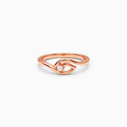 Rose Gold Georgia Knot Ring (Size 12)