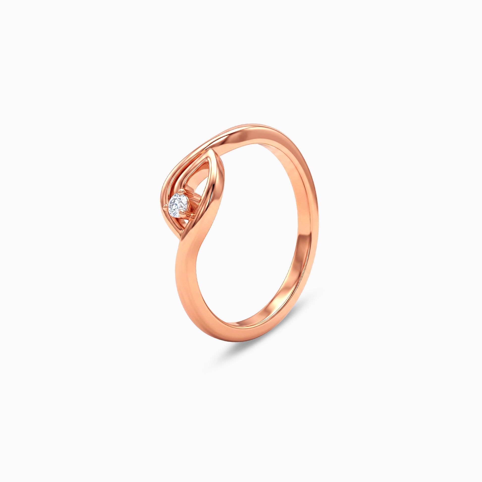 Rose Gold Georgia Knot Ring (Size 12)
