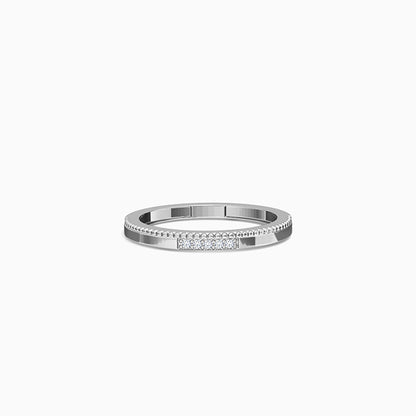 Silver Milgrain Edging Ring (Size 12)