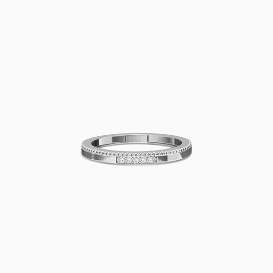 Silver Milgrain Edging Ring (Size 12)