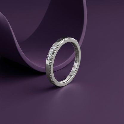 Silver Milgrain Edging Ring (Size 12)