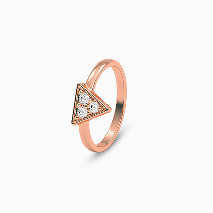 Rose Gold Tria Shine Ring (Size 11)