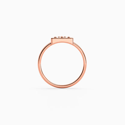 Rose Gold Tria Shine Ring (Size 11)