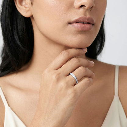 Silver Sparkling Crush Ring (Size 12)
