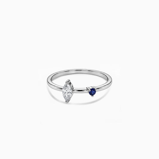 Silver Dynamic Duo Ring (Size 12)