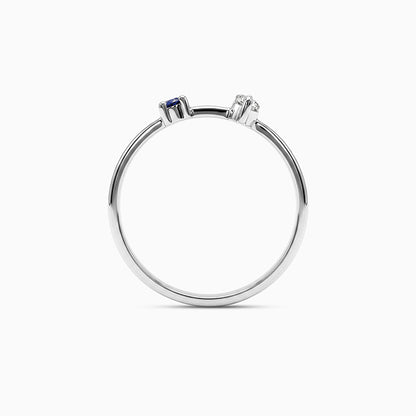 Silver Dynamic Duo Ring (Size 12)