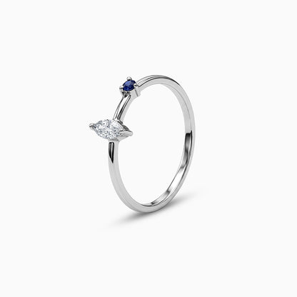 Silver Dynamic Duo Ring (Size 12)