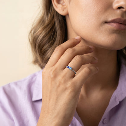 Silver Davina Ring (Size 12)