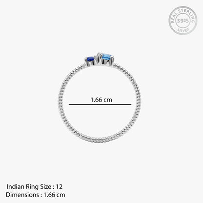 Silver Davina Ring (Size 12)
