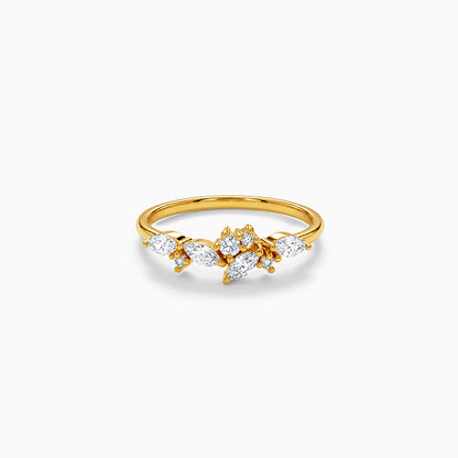 Golden Ember Crown Ring (Size 12)
