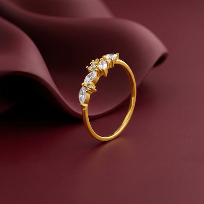 Golden Ember Crown Ring (Size 12)