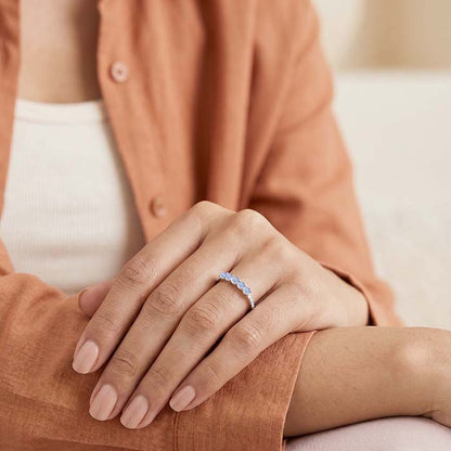 Silver Cabochon Ring (Size 12)