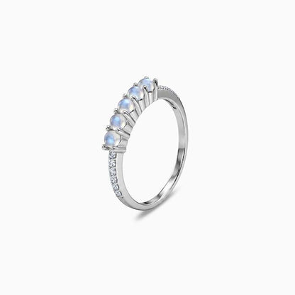 Silver Cabochon Ring (Size 12)
