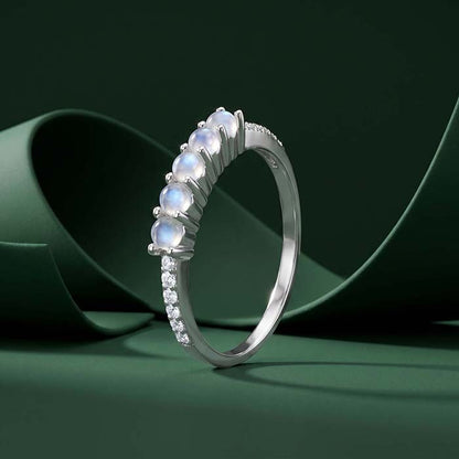 Silver Cabochon Ring (Size 12)