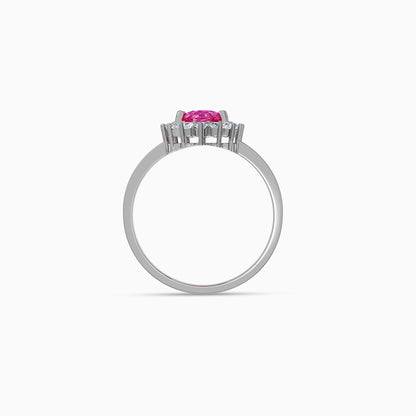 Silver Noctis Petalstone Ring (Size 12)
