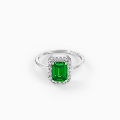 Silver Iris Verdant Ring (Size 12)