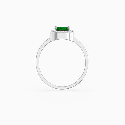 Silver Iris Verdant Ring (Size 12)