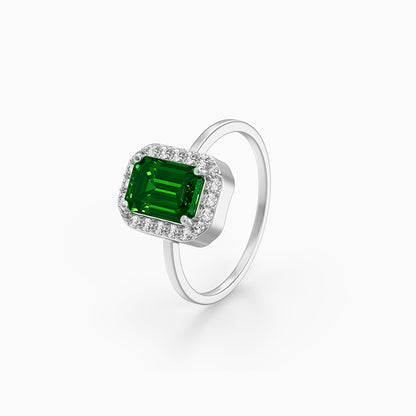Silver Iris Verdant Ring (Size 12)