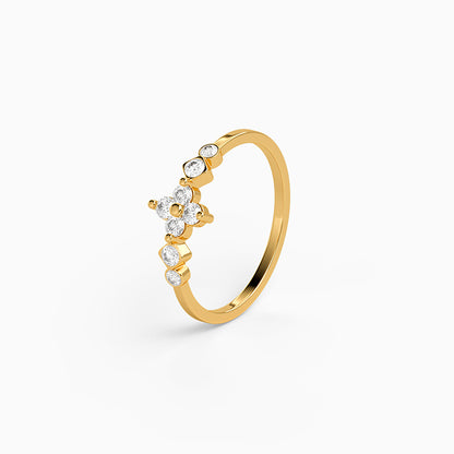 Golden Emberleaf Ring (Size 12)