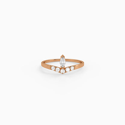 Rose Gold Aphrodite Shine Ring (Size 12)
