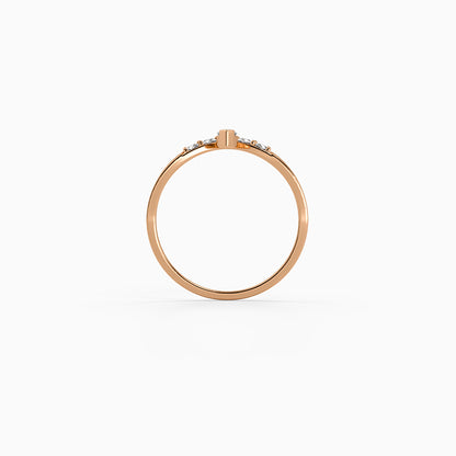 Rose Gold Aphrodite Shine Ring (Size 12)