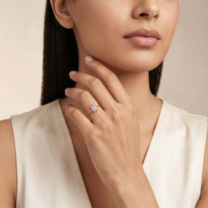 Rose Gold Blush Regent Ring (Size 12)