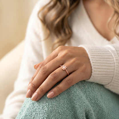 Rose Gold Blossira Ring