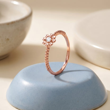 Rose Gold Blossira Ring