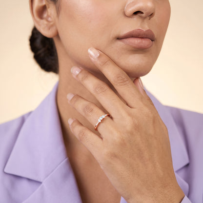 Rose Gold Kindred Ring (Size 12)