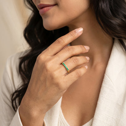 Golden Verde Ring (Size 12)