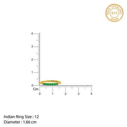 Golden Verde Ring (Size 12)
