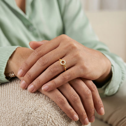 Golden Hexora Ring (Size 12)