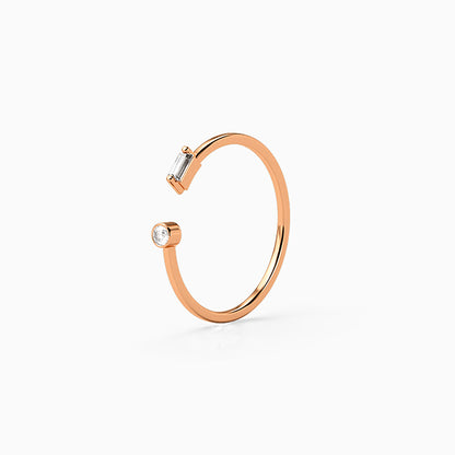 Rose Gold Vela Ring (Size 12)