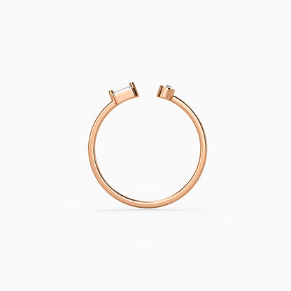 Rose Gold Vela Ring (Size 12)