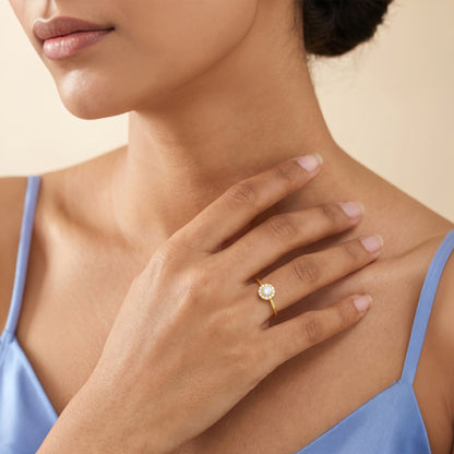 Golden Haloire Ring (Size 12)