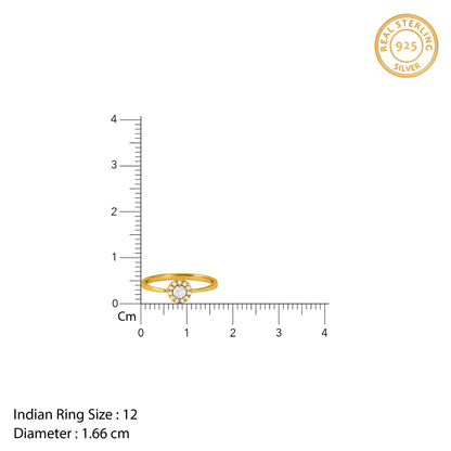 Golden Haloire Ring (Size 12)
