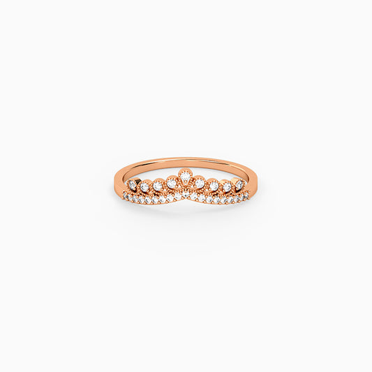 Rose Gold Crestelle Ring (Size 12)