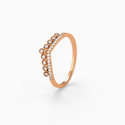 Rose Gold Crestelle Ring (Size 12)
