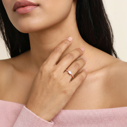 Rose Gold Nymera Ring (Size 12)