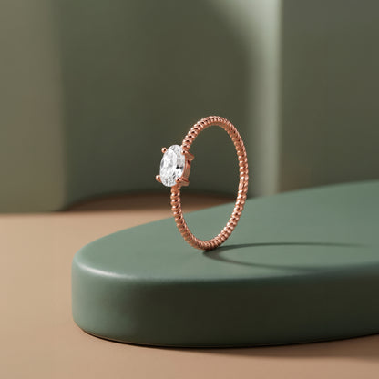 Rose Gold Nymera Ring (Size 12)