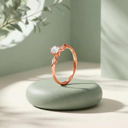 Rose Gold Alice Ring (Size 12)