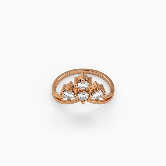 Rose Gold Evadine Ring