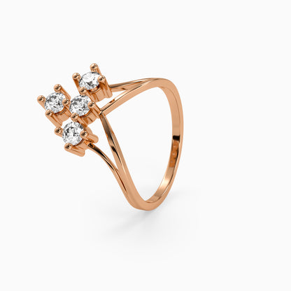 Rose Gold Evadine Ring