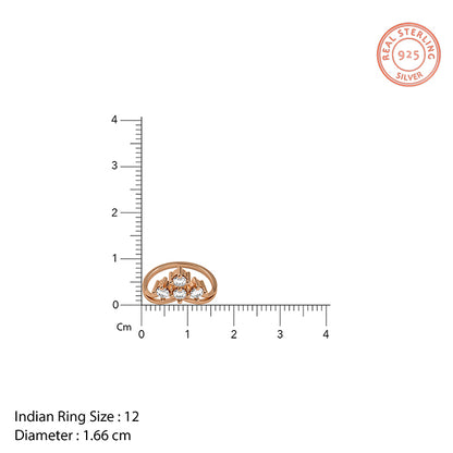 Rose Gold Evadine Ring